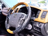 FLEX黄木目インテリア3点セット♪ ステアリングもガングリップ仕様♪