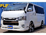 H30年式　ハイエースバン　ディーゼル2WD　2ndシートスライドレールカスタム＆バッドフェイス＆前後モニター♪