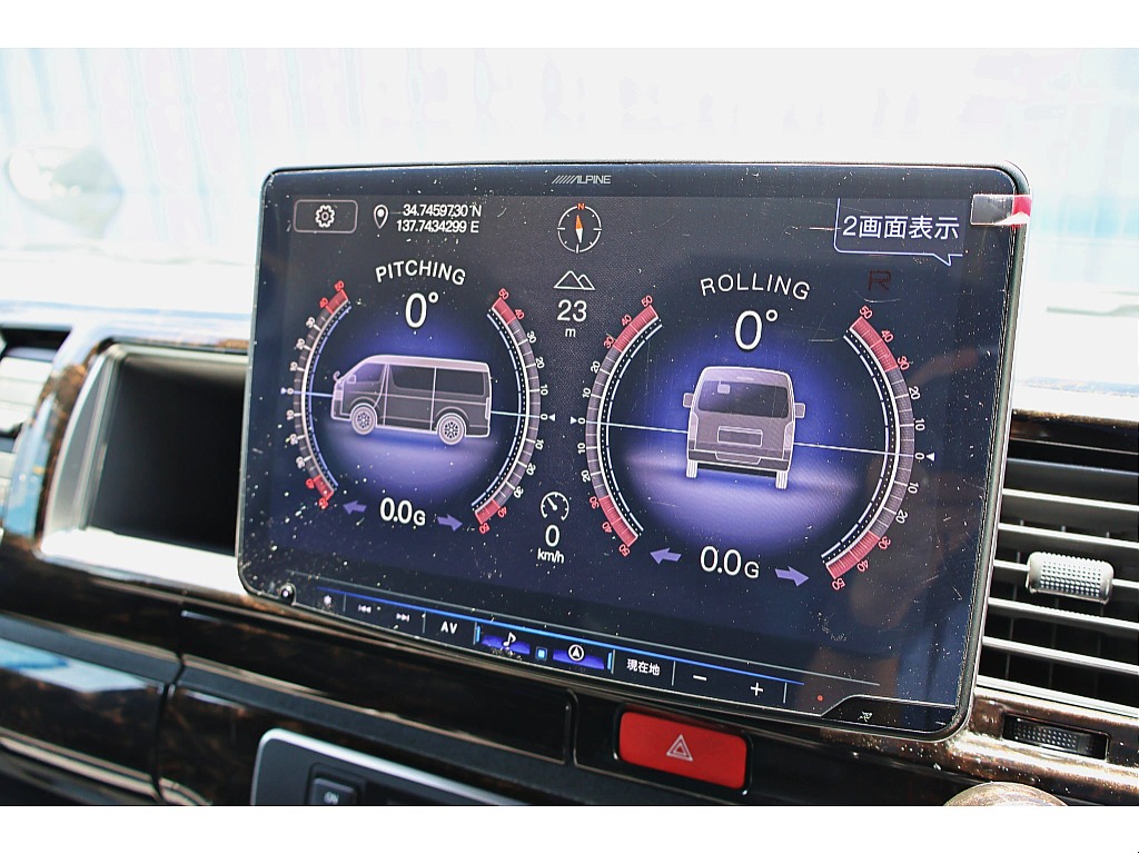 アルパインＢＩＧ－X１１インチ♪パノラミックビューモニター投影済　ボイスタッチ機能で音声操作も可能です♪