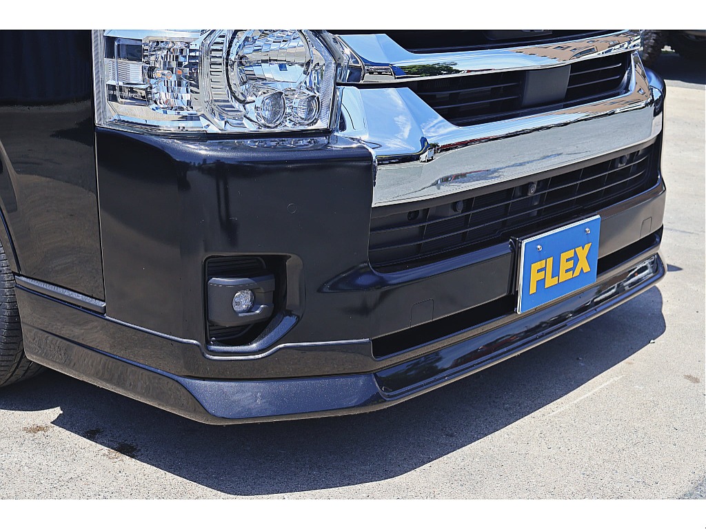 ＦＬＥＸ　フロントスポイラー　純正バンパーとの調和を図ってボリュームアップしました♪