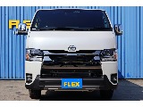 ハイエースバン　ダークプライムⅡ　ガソリン2WD 9型♪ フローリン施工済み＆家具付きベットキット搭載♪ FLEXカスタム多数装備入荷しました♪