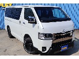 ハイエースバン　ダークプライムⅡ　ガソリン2WD 9型♪ フローリン施工済み＆家具付きベットキット搭載♪ FLEXカスタム多数装備入荷しました♪
