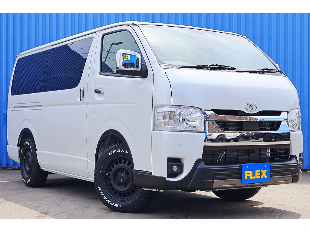 9型ハイエースバン＆FLEXオリジナルカスタム♪快適装備標準装備多数！！入荷しました♪