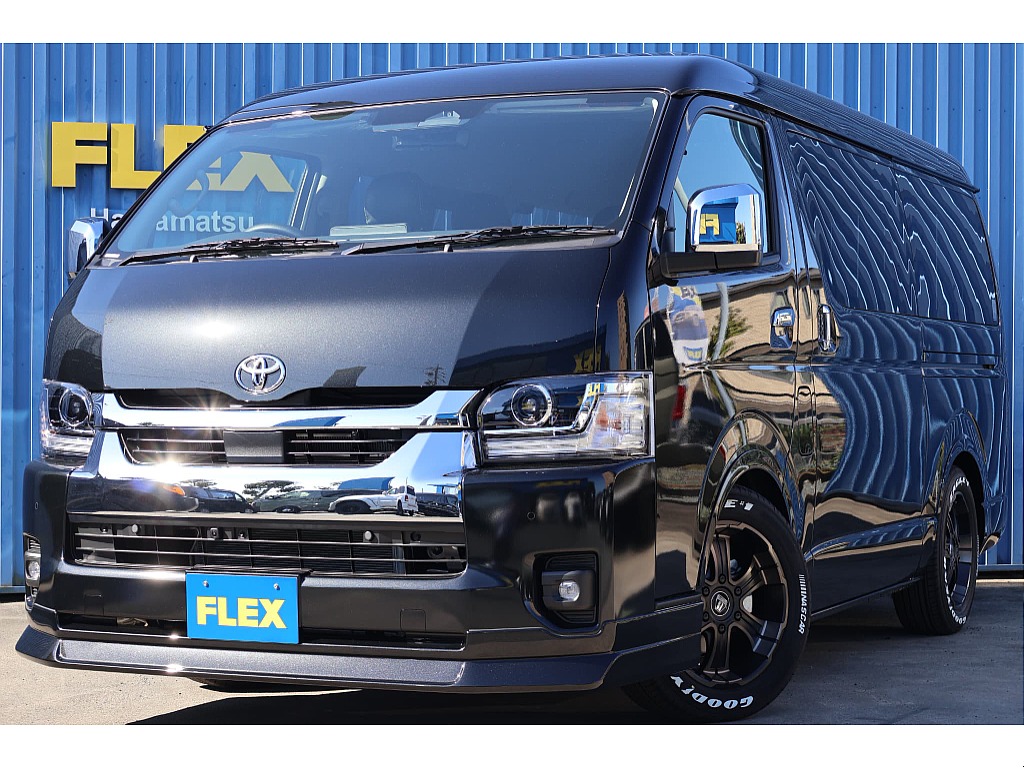 トヨタ&nbsp;ハイエース&nbsp;ワゴン2.7GLロング ミドルルーフ&nbsp;【FLEX内装架装various】&nbsp;静岡県