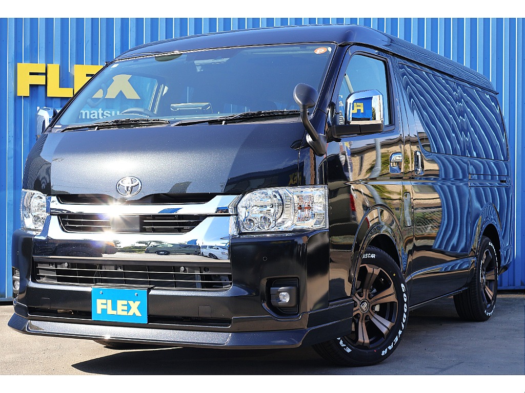 トヨタ&nbsp;ハイエース&nbsp;ワゴン2.7GLロング ミドルルーフ&nbsp;10人乗りFLEXカスタム♪&nbsp;静岡県