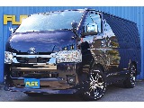 トヨタ&nbsp;ハイエースバン&nbsp;5D2.8DTスーパーGLダークプライムⅡロング&nbsp;ダークプライム限定カラー♪&nbsp;静岡県