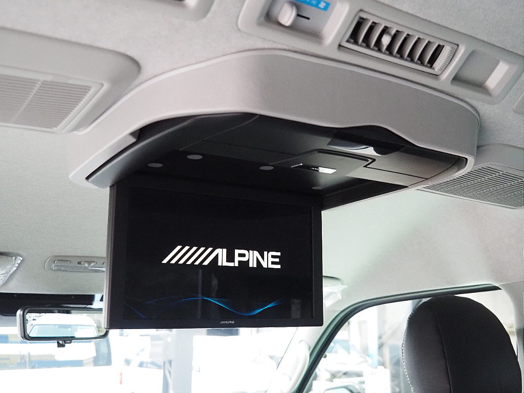 ＡＬＰＩＮＥ製１２．８インチフリップダウンモニター♪