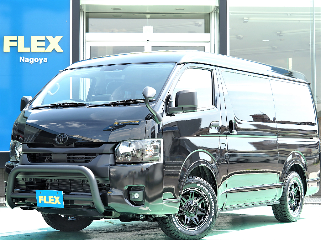 新車７型ワゴンＧＬ/ガソリン・４ＷＤ/ＢＬＡＣＫ ＥＤＩＴＩＯＮ【ＦＬＥＸオリジナル内装架装ＶＥＲ．１】