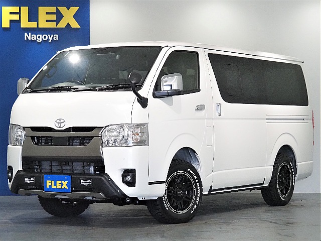 新車ハイエースバンDARKPRIMEⅡディーゼル4WD・FLEXオフロードパッケージ♪