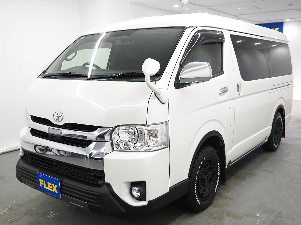 【R1年式/ハイエースワゴンGL/4WD/内装架装フルフラット】内外装充実のオフロードカスタム♪