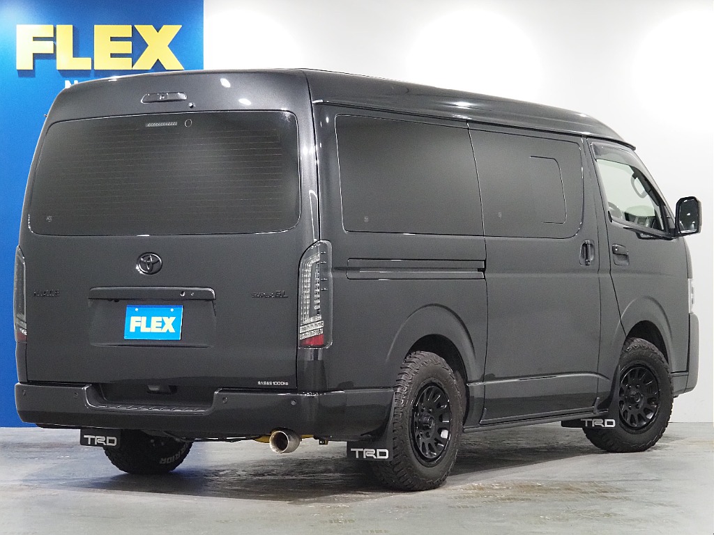 【R4年式/FLEXCUSTOM　オフロードキャンパー仕様】ブラックエディションワイドバン４WD