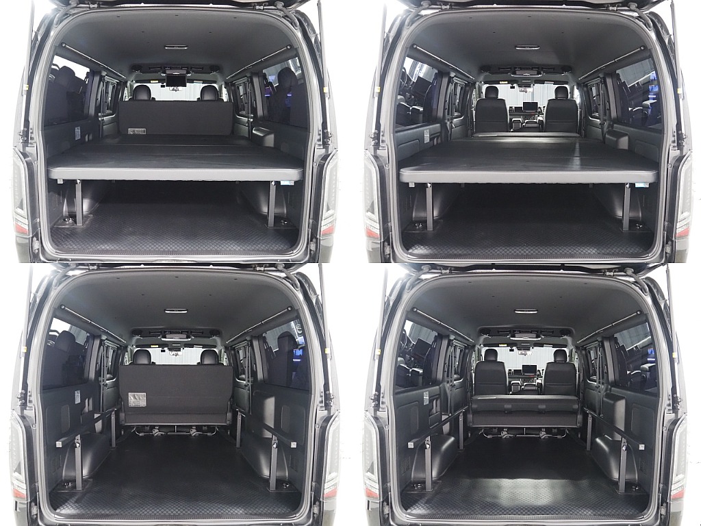 【R4年式/FLEXCUSTOM　オフロードキャンパー仕様】ブラックエディションワイドバン４WD