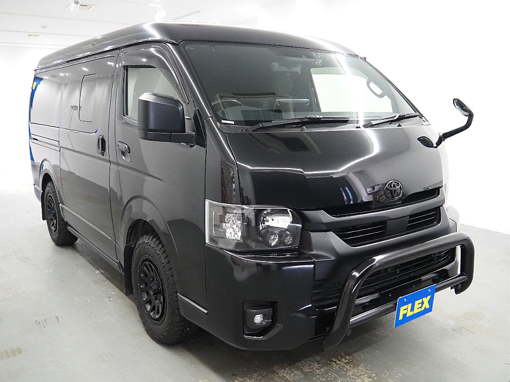 【R4年式/FLEXCUSTOM　オフロードキャンパー仕様】ブラックエディションワイドバン４WD