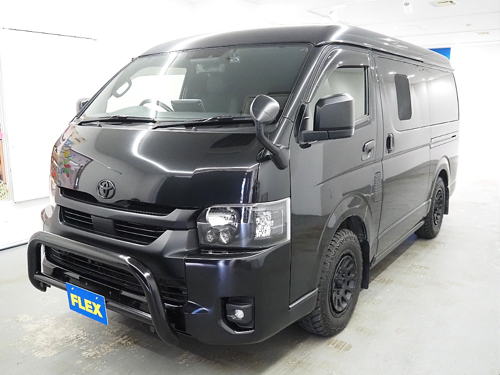 【R4年式/FLEXCUSTOM　オフロードキャンパー仕様】ブラックエディションワイドバン４WD
