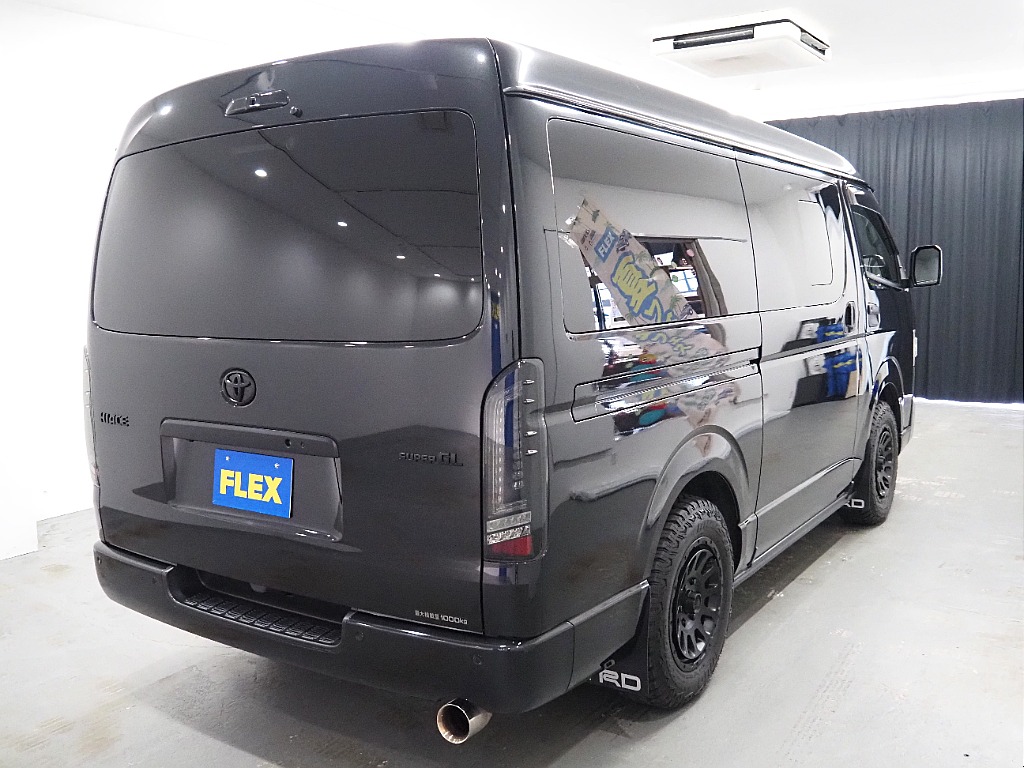 【R4年式/FLEXCUSTOM　オフロードキャンパー仕様】ブラックエディションワイドバン４WD