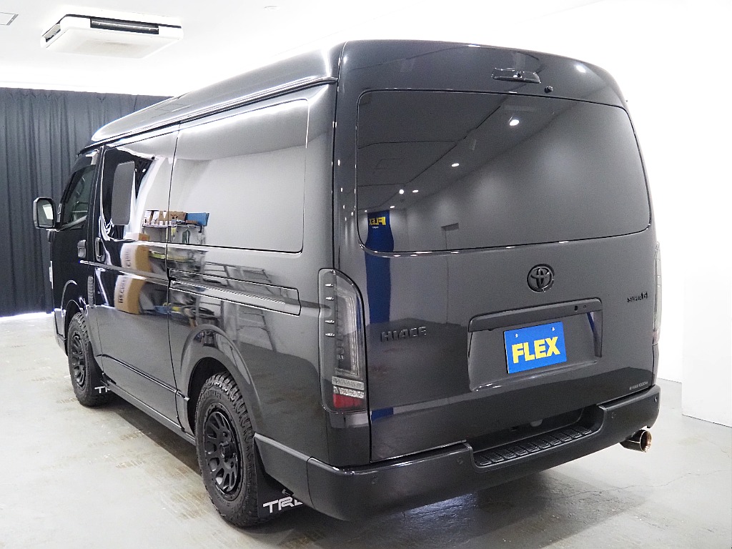 【R4年式/FLEXCUSTOM　オフロードキャンパー仕様】ブラックエディションワイドバン４WD