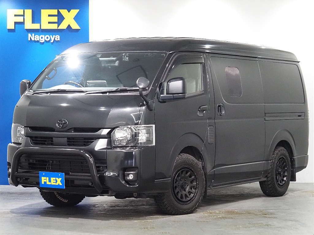 【R4年式/FLEXCUSTOM　オフロードキャンパー仕様】ブラックエディションワイドバン４WD