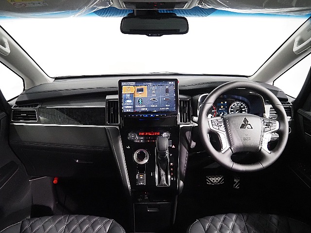 【FLEX DELICA/新車D5ディーゼルターボ2.2L/ブラックエディション】アルパインツインモニター完備♪