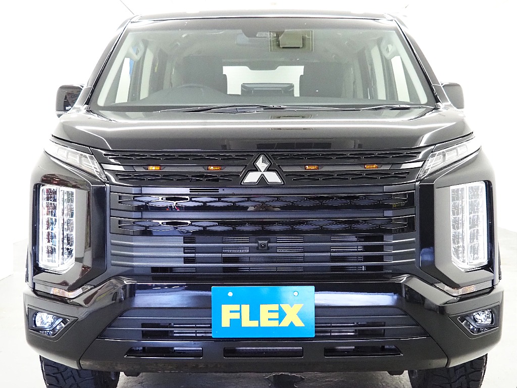 【FLEX DELICA/新車D5ディーゼルターボ2.2L/ブラックエディション】アルパインツインモニター完備♪