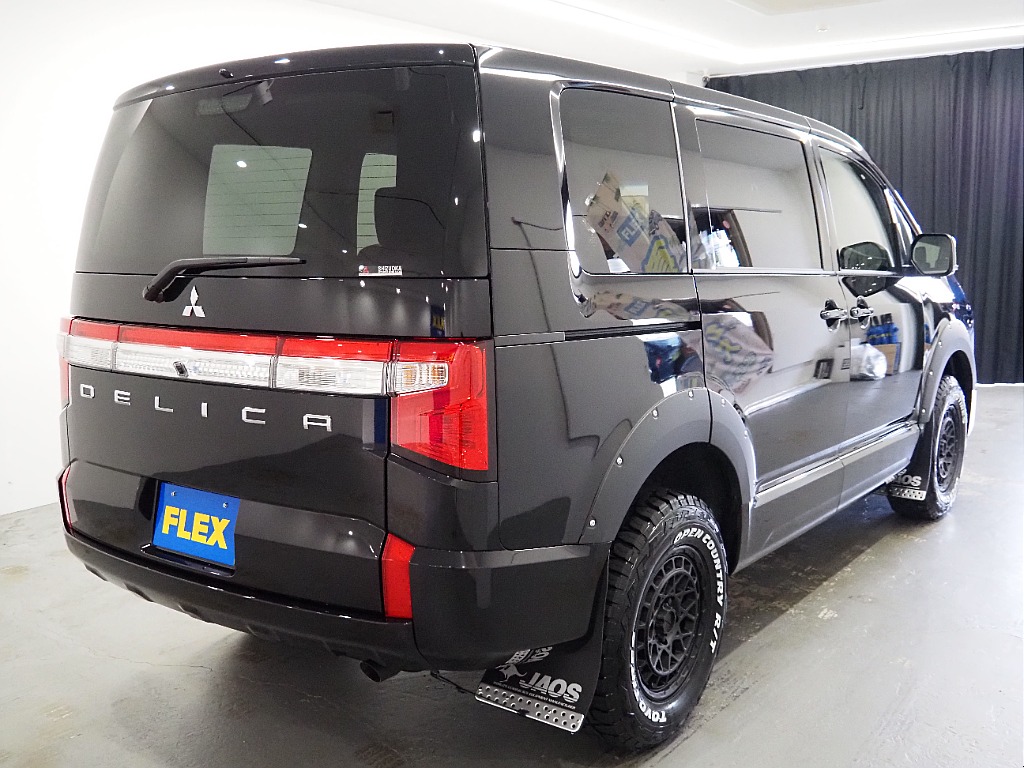 【FLEX DELICA/新車D5ディーゼルターボ2.2L/ブラックエディション】アルパインツインモニター完備♪