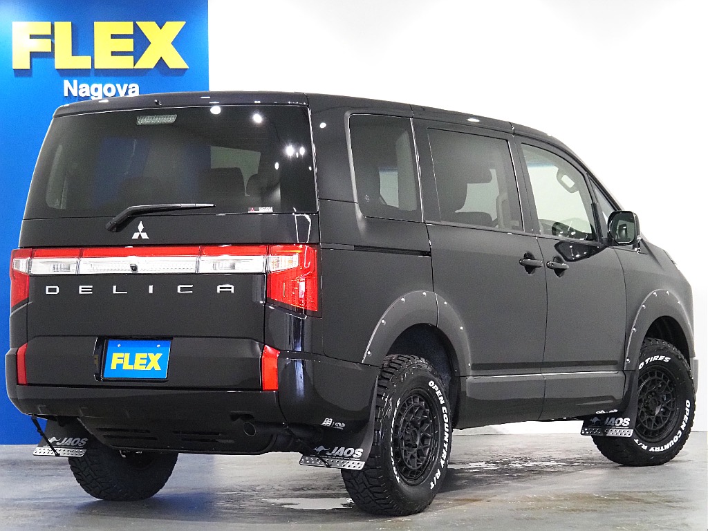【FLEX DELICA/新車D5ディーゼルターボ2.2L/ブラックエディション】アルパインツインモニター完備♪