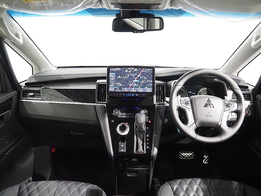 【FLEX DELICA/新車D5ディーゼルターボ2.2L/ブラックエディション】BIGX11ナビ　アルミホイール　タイヤ♪【全国納車可能】