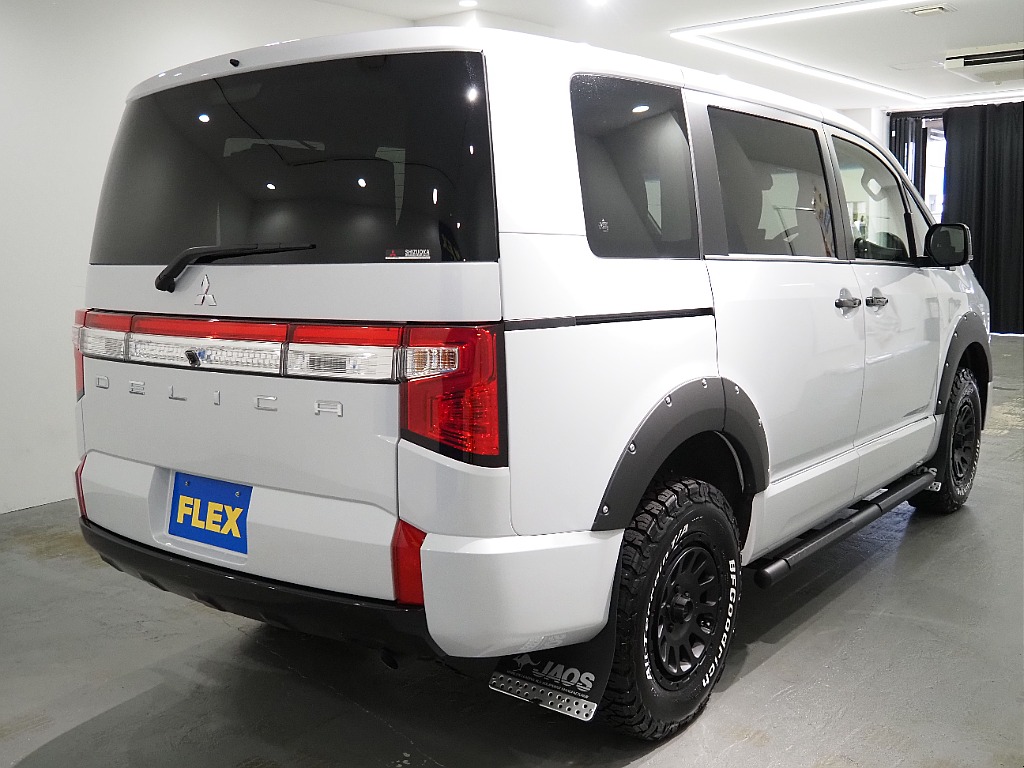 【FLEX DELICA/新車D5ディーゼルターボ2.2L/ブラックエディション】BIGX11ナビ　アルミホイール　タイヤ♪【全国納車可能】