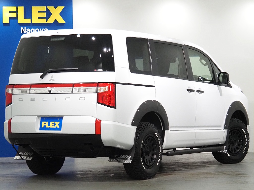 【FLEX DELICA/新車D5ディーゼルターボ2.2L/ブラックエディション】BIGX11ナビ　アルミホイール　タイヤ♪【全国納車可能】