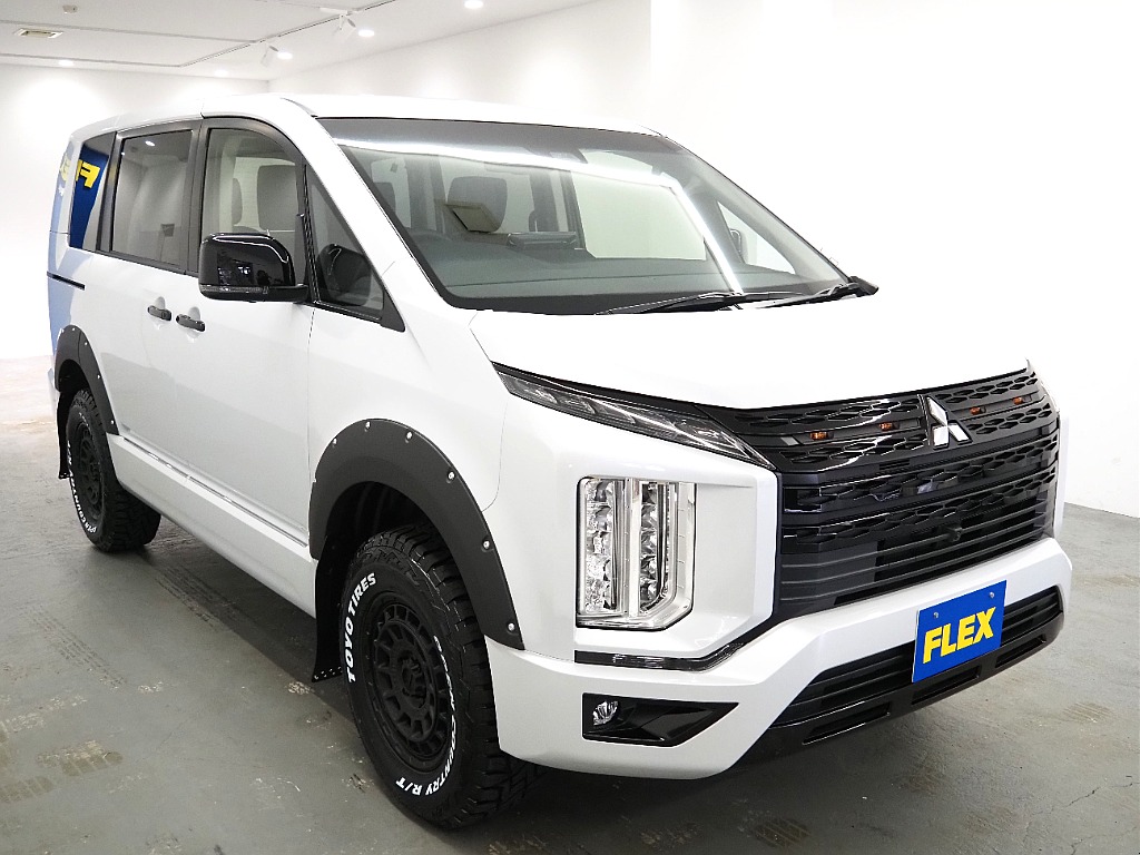 【FLEX DELICA/新車D5ディーゼルターボ2.2L/ブラックエディション】内外装フルカスタム♪