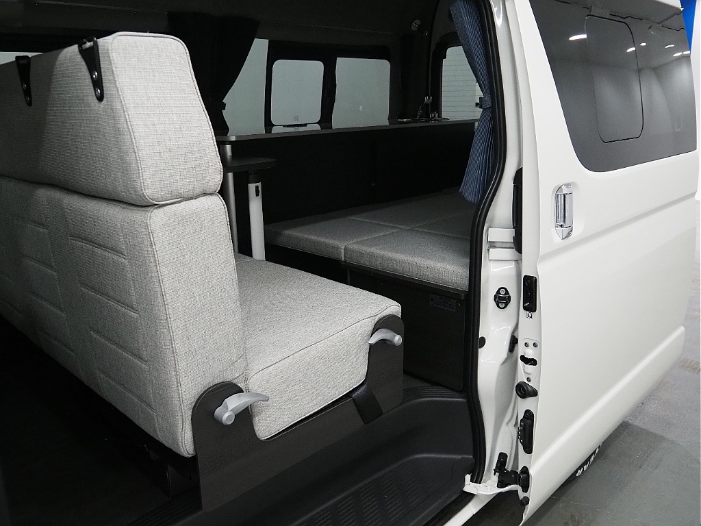 【MOBY　DICK　NH0１ ガソリン２WD　キャンピングカー】内外装共にFLEXパーツが盛りだくさん♪