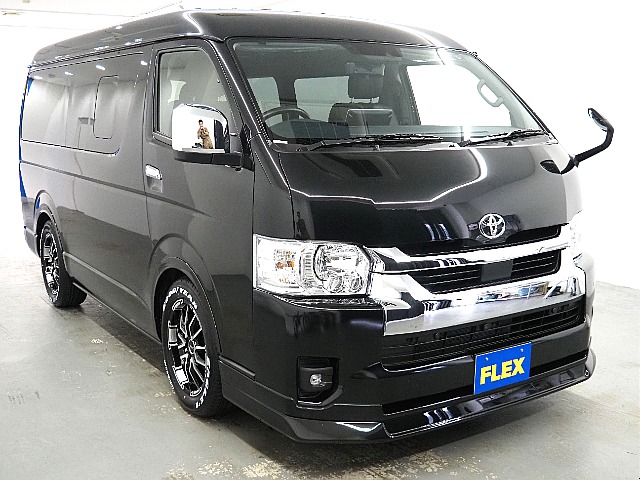 【新車/ハイエースワゴンGL/2WD/アルパイン製ダブルモニター】FLEXカスタムてんこ盛り
