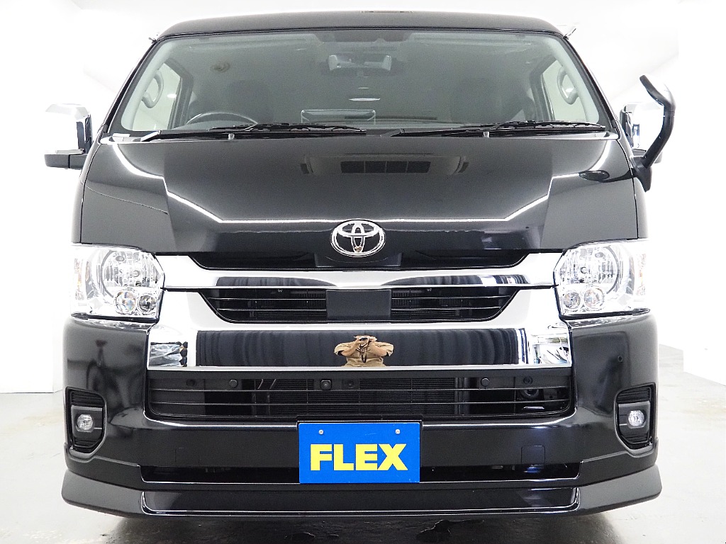 【新車/ハイエースワゴンGL/2WD/アルパイン製ダブルモニター】FLEXカスタムてんこ盛り