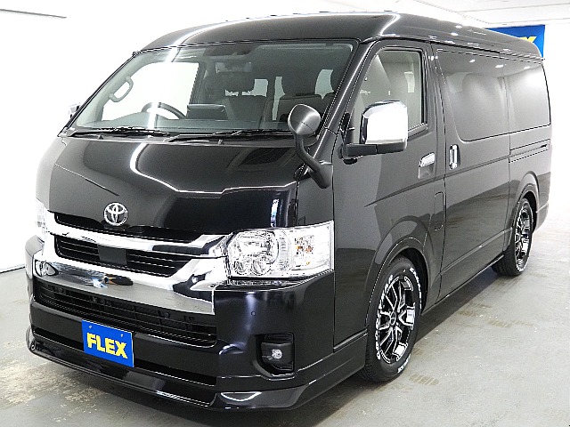 【新車/ハイエースワゴンGL/2WD/アルパイン製ダブルモニター】FLEXカスタムてんこ盛り