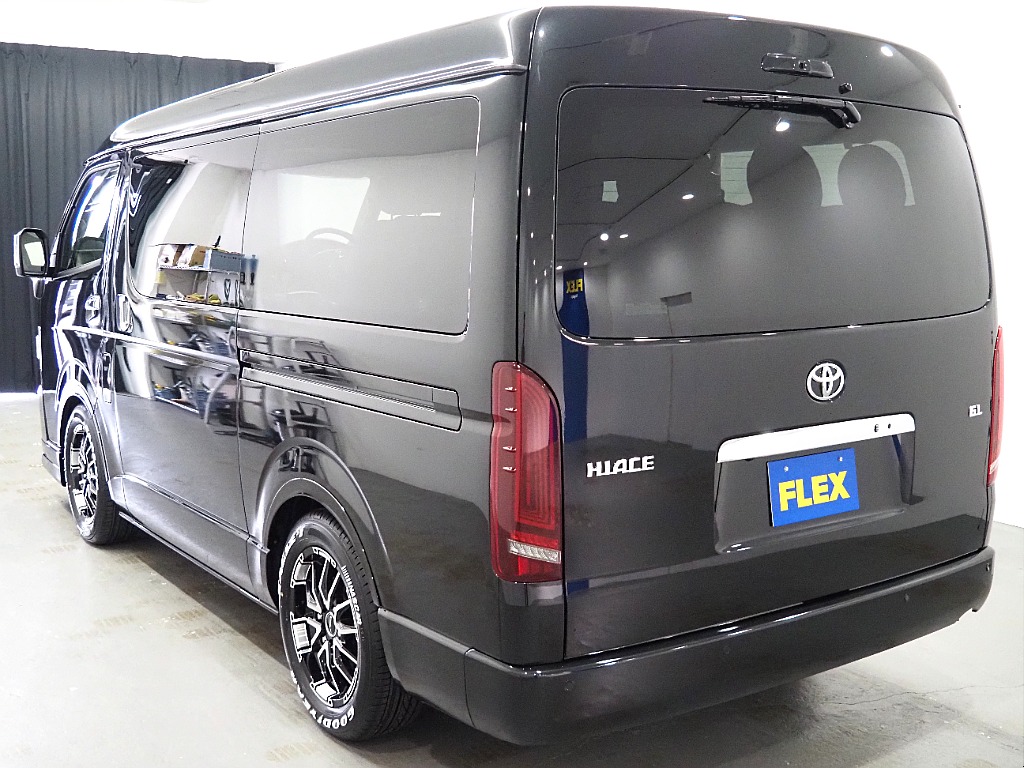 【新車/ハイエースワゴンGL/2WD/アルパイン製ダブルモニター】FLEXカスタムてんこ盛り