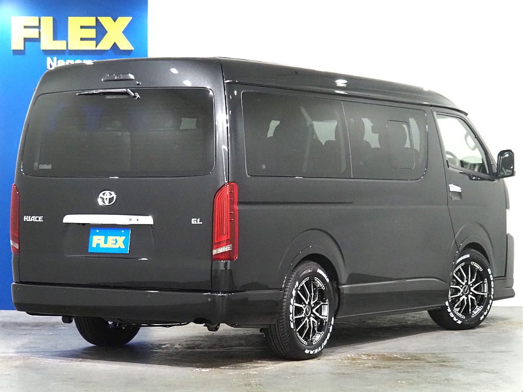【新車/ハイエースワゴンGL/2WD/アルパイン製ダブルモニター】FLEXカスタムてんこ盛り
