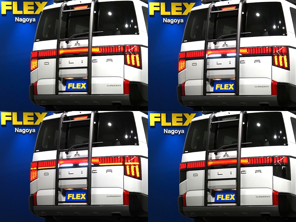 【FLEX　DELICA/新車登録済み未使用車/CHAMONIX】外装に纏った装備は他を圧倒すること間違いなし！