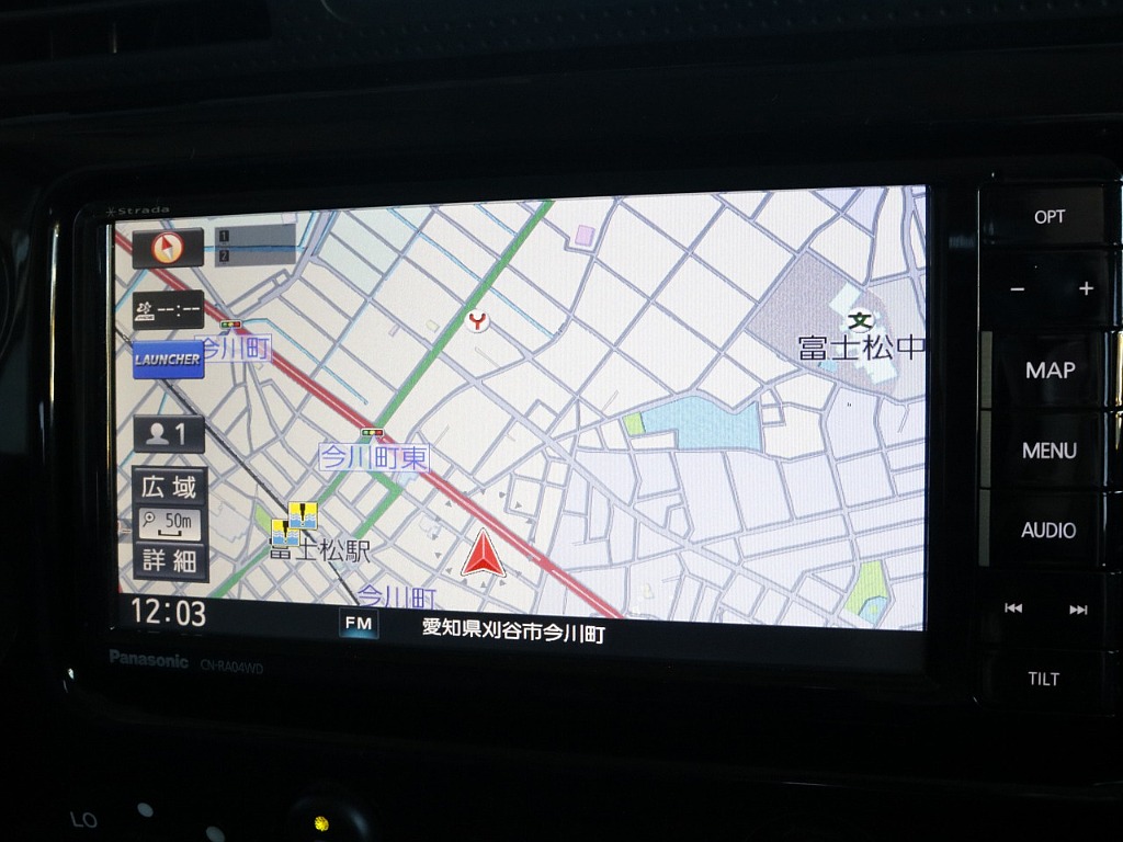 Panasonicのstrada7インチナビ