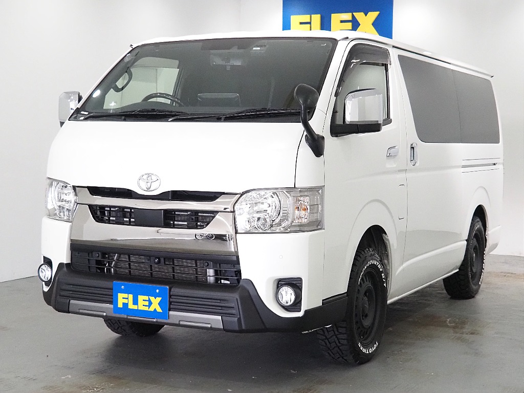 【R3年式/ハイエースバン/ディーゼル4WD/DARKPRIMEⅡ/両側パワースライドドア】オフロードPKG【全国納車可能】