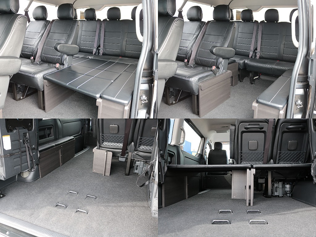 【新車/ハイエースワゴンGL/スタンダード配列/ZEROワゴンベッド】FLEXカスタムてんこ盛り