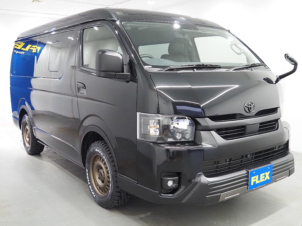 【新車/ワゴンGL4WD/FLEX内装架装Ver1/BLACKEDITION】ハーフベッドで車中泊可能♪【全国納車可能】