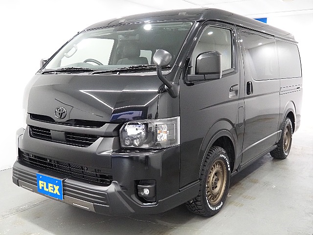 【新車/ワゴンGL4WD/FLEX内装架装Ver1/BLACKEDITION】ハーフベッドで車中泊可能♪【全国納車可能】