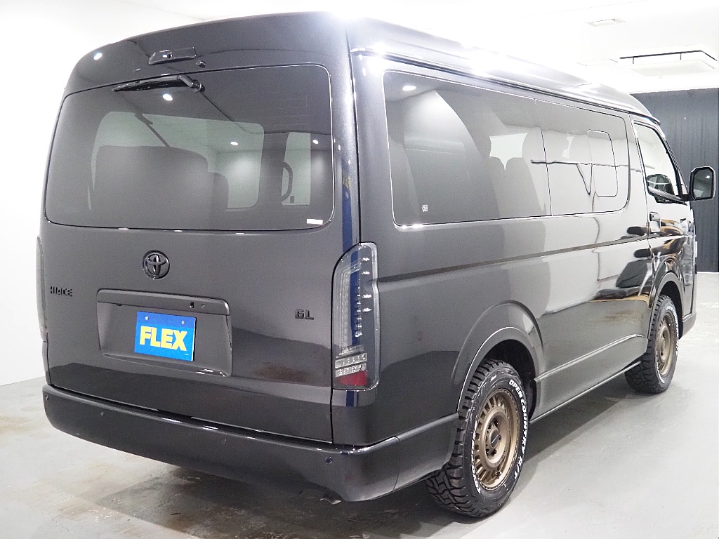 【新車/ワゴンGL4WD/FLEX内装架装Ver1/BLACKEDITION】ハーフベッドで車中泊可能♪【全国納車可能】