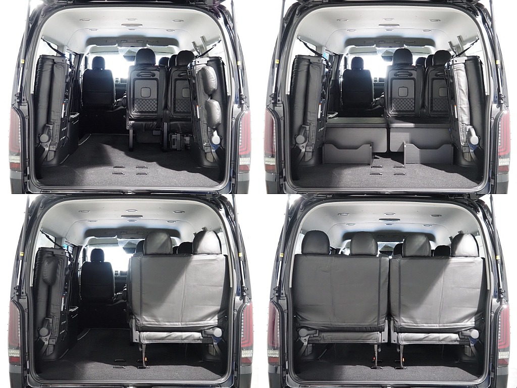 【新車/ハイエースワゴンGL/4WD/スタンダード配列】アルパイン製大画面モニター♪【全国納車可能】