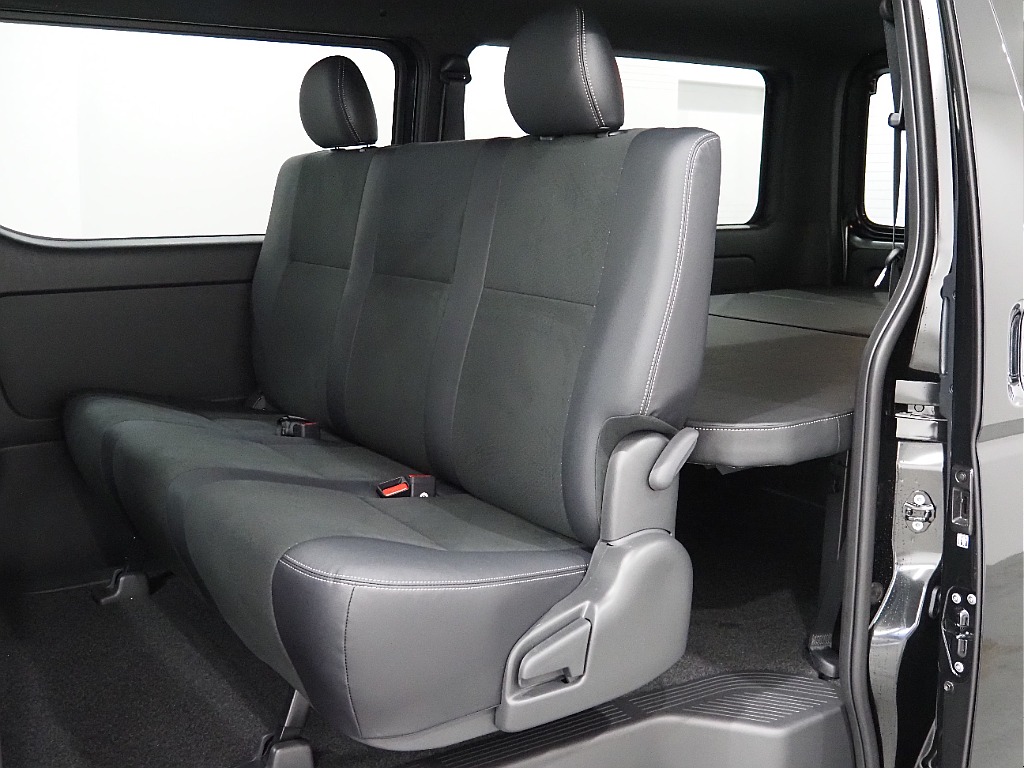 【新車/ハイエースバン/ガソリン2.0L/両側パワースライドドア】ローダウン×オリジナルアルミホイール【全国納車可能】