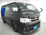 【新車/ハイエースバン/ガソリン2.0L/両側パワースライドドア】ローダウン×オリジナルアルミホイール【全国納車可能】