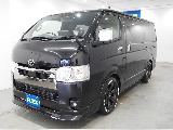 【新車/ハイエースバン/ガソリン2.0L/両側パワースライドドア】ローダウン×オリジナルアルミホイール【全国納車可能】
