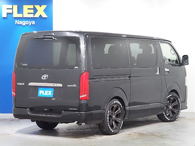 【新車/ハイエースバン/ガソリン2.0L/両側パワースライドドア】ローダウン×オリジナルアルミホイール【全国納車可能】