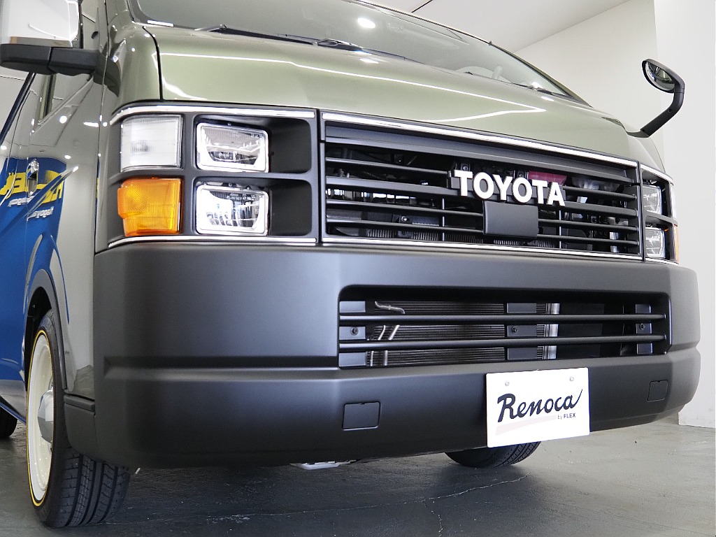 【Renoca　CoastLines/R3年式/ハイエースワゴンGL/オールペイント】角目4灯ルーフツートンオールペイント♪【全国納車可能】