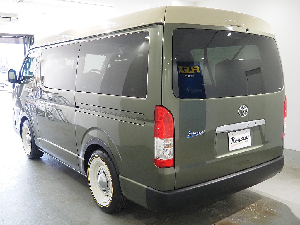 【Renoca　CoastLines/R3年式/ハイエースワゴンGL/オールペイント】角目4灯ルーフツートンオールペイント♪【全国納車可能】