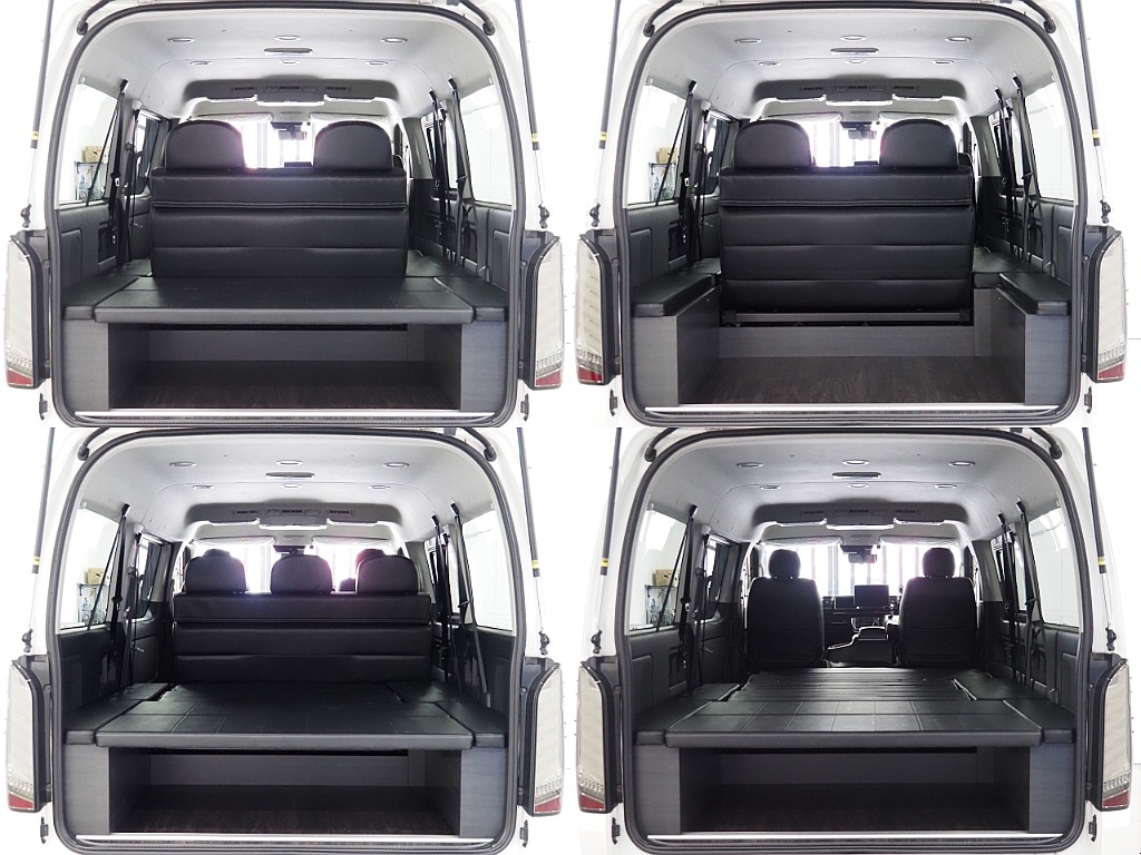 【R4年式/ハイエースワゴンGL/2WD/フルフラットVer5】嬉しい内容の揃った1台が入庫♪【全国納車可能】